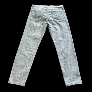 Hudson Jeans Blue Marble Wash High Rise Skinny Denim Womens Pants Trousers Sz 30